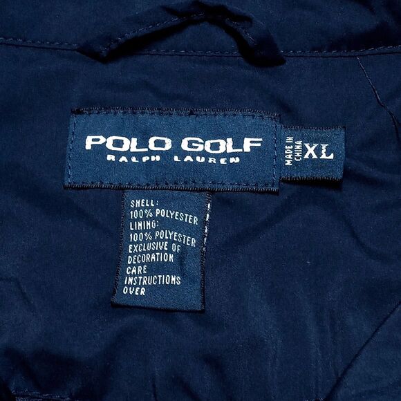 Polo Ralph Lauren Golf Jacket Size XL Quail Hollow Full Zip Windbreaker - Picture 5 of 7